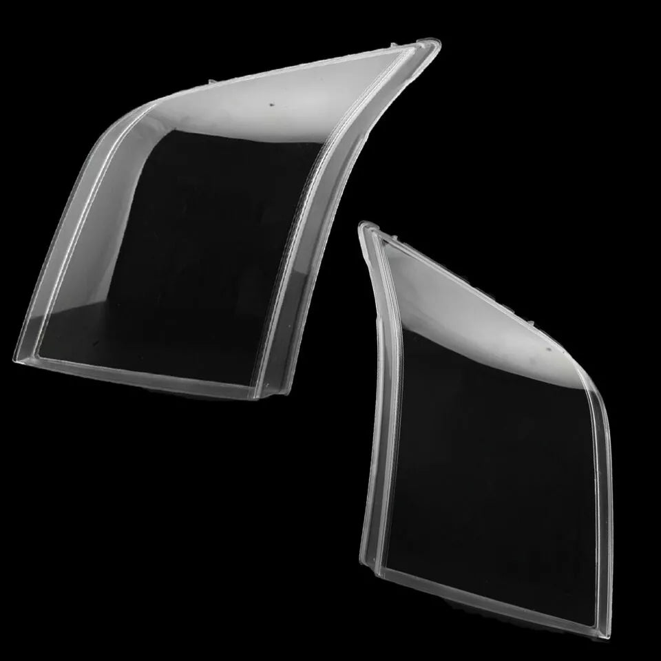 2X CLEAR HEADLIGHT LENS LAMPSHADE COVER SHELL FOR FORD TRANSIT MK7 VM V348 06-14